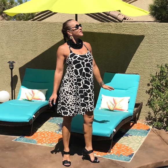 Cache Embellished Mini racer back dress - Picture 4 of 8